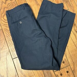 Pronto Uomo Platinum 100% Wool Dress Pants 30 Regular Navy D12